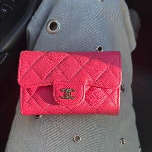 Chanel card holder